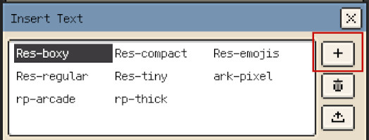 install font