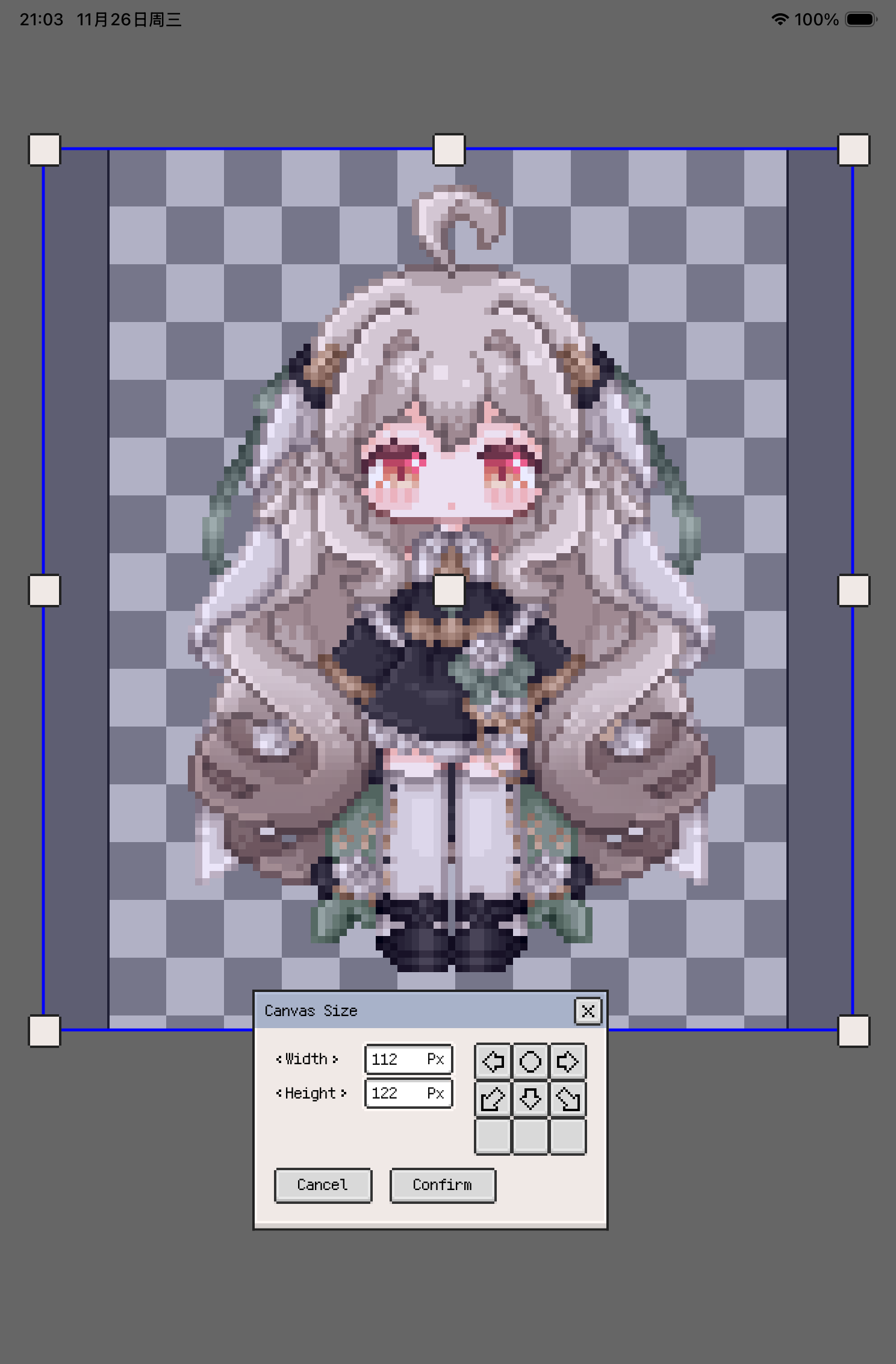 Interactive Canvas Resize