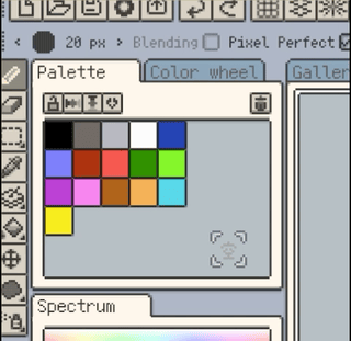 Palette multi-select and operations