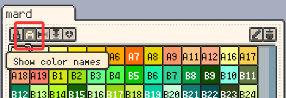 Bead patterns show color names and counts