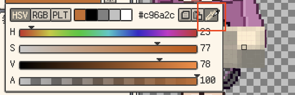 Screen colour picker on desktop