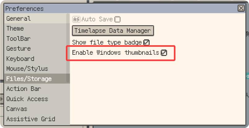 Enable file thumbnails on Windows