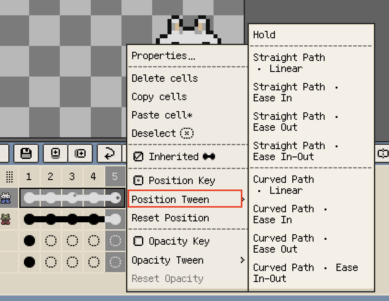 Resprite iOS R60: Inherited-Cell Tweening, Multi-Cell Transform & Bead Pattern Checks